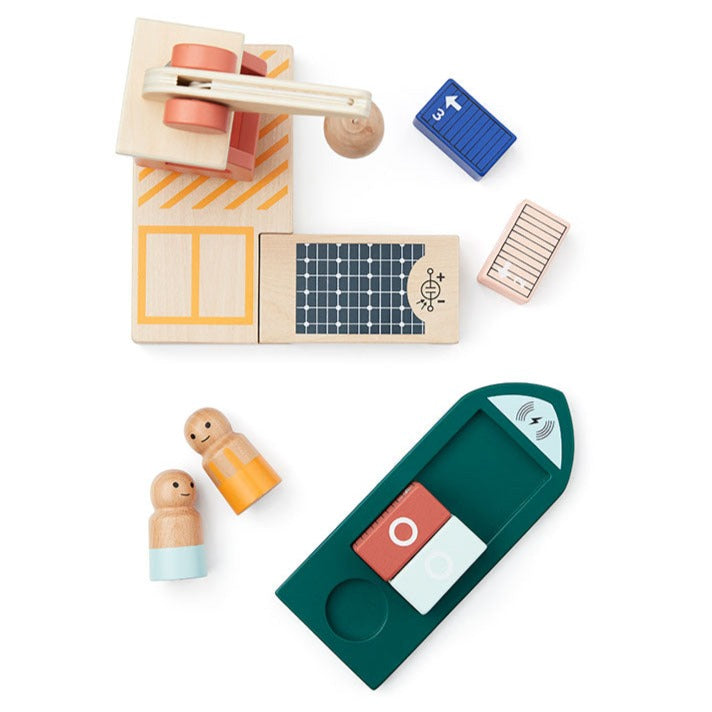 Kids Concept containerschip + dok Aiden 2 jr+ kopen
