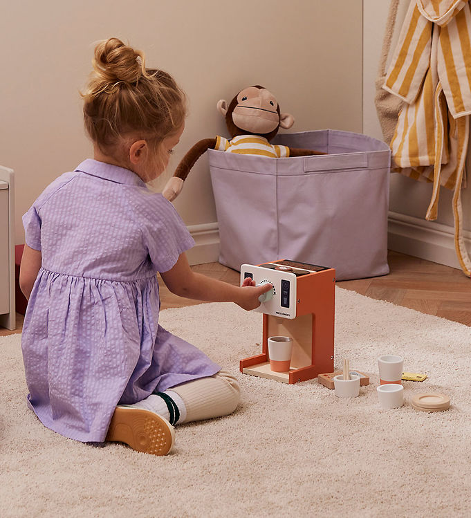 Kids Concept koffiezetapparaat Kids hub 2 jr+ plywood + MDF + berken + beukenhout