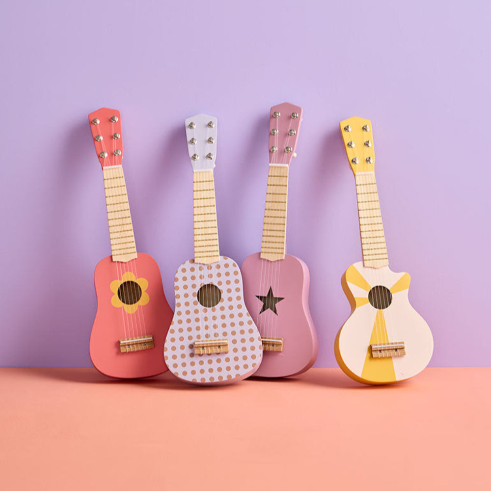 Kids Concept gitaar stippen lila 1000952