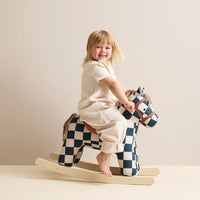 Kids Concept hobbelpaard Miro ruitjes 18 mnd 7340028736813 b