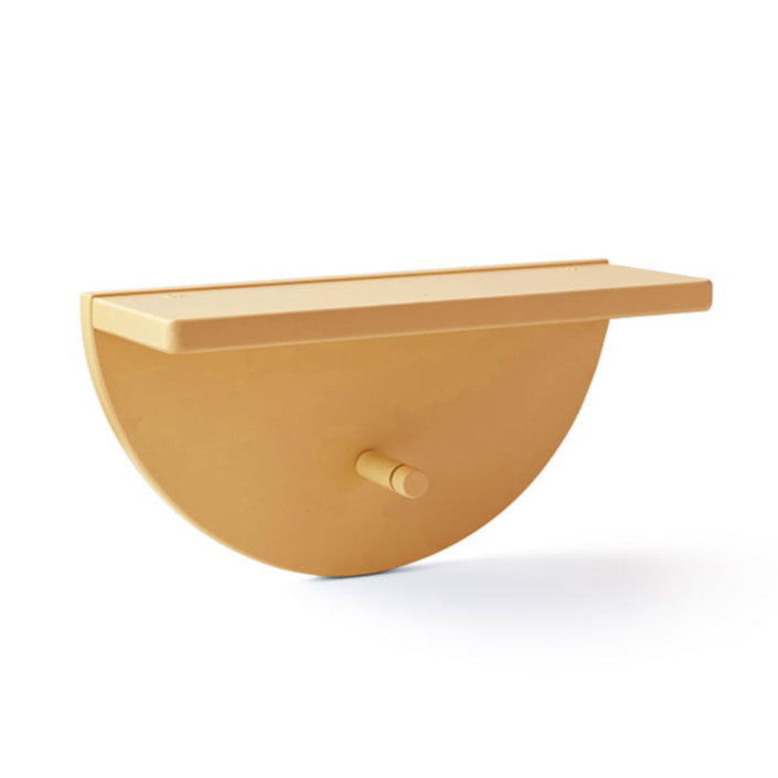 Kids Concept plank cirkel geel met stickers1000978c