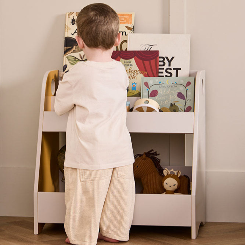 Kids Concept boekenkast grijs geel kopen