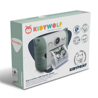 Kidywolf Kidyprint kindercamera met printer groen 4 jr+