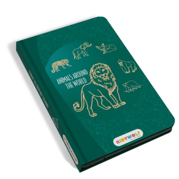 Kidywolf Kidydraw Mini tekentablet dieren over de hele wereld 5 jr+2