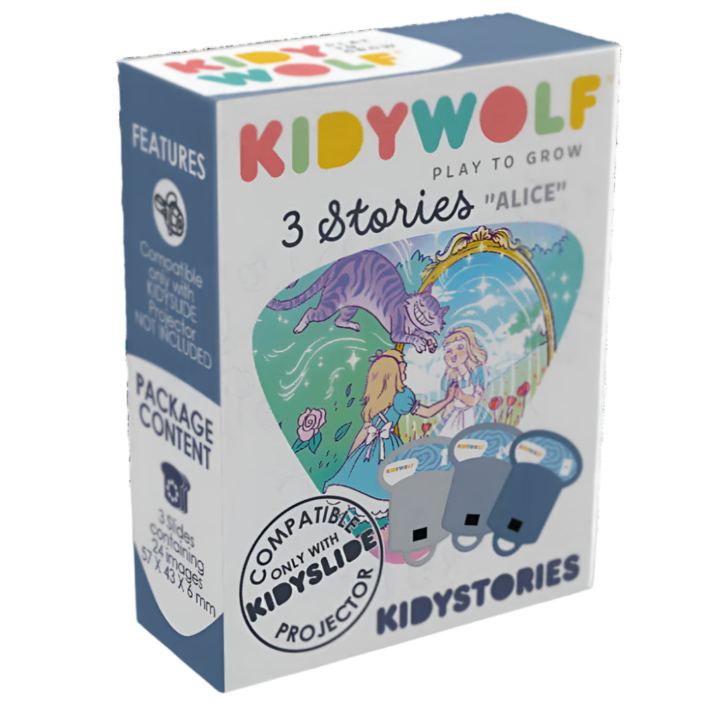 Kidywolf discs projector zaklamp Alice 3 jr+