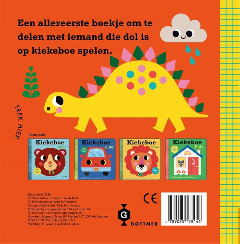 Kiekeboe dinosaurus schuifboekje 18 mnd+ kopen