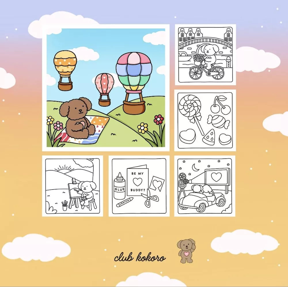 Kokoro friends kleurboek 4 jr + kopen