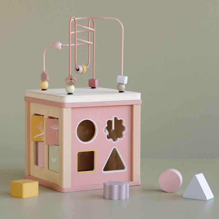 Little Dutch activiteitenkubus Wild flowers 18 mnd+