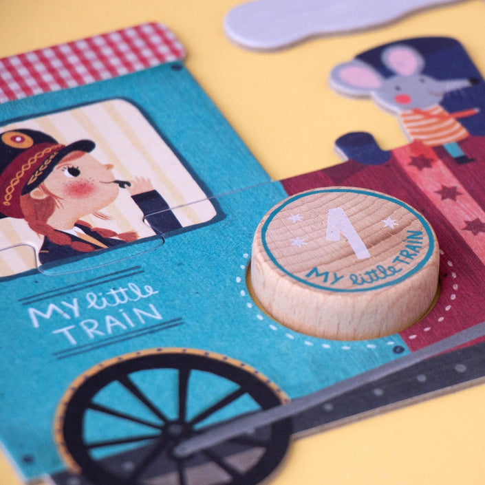 LONDJI puzzel My little train 2 jr+ / 10 x 3 stks