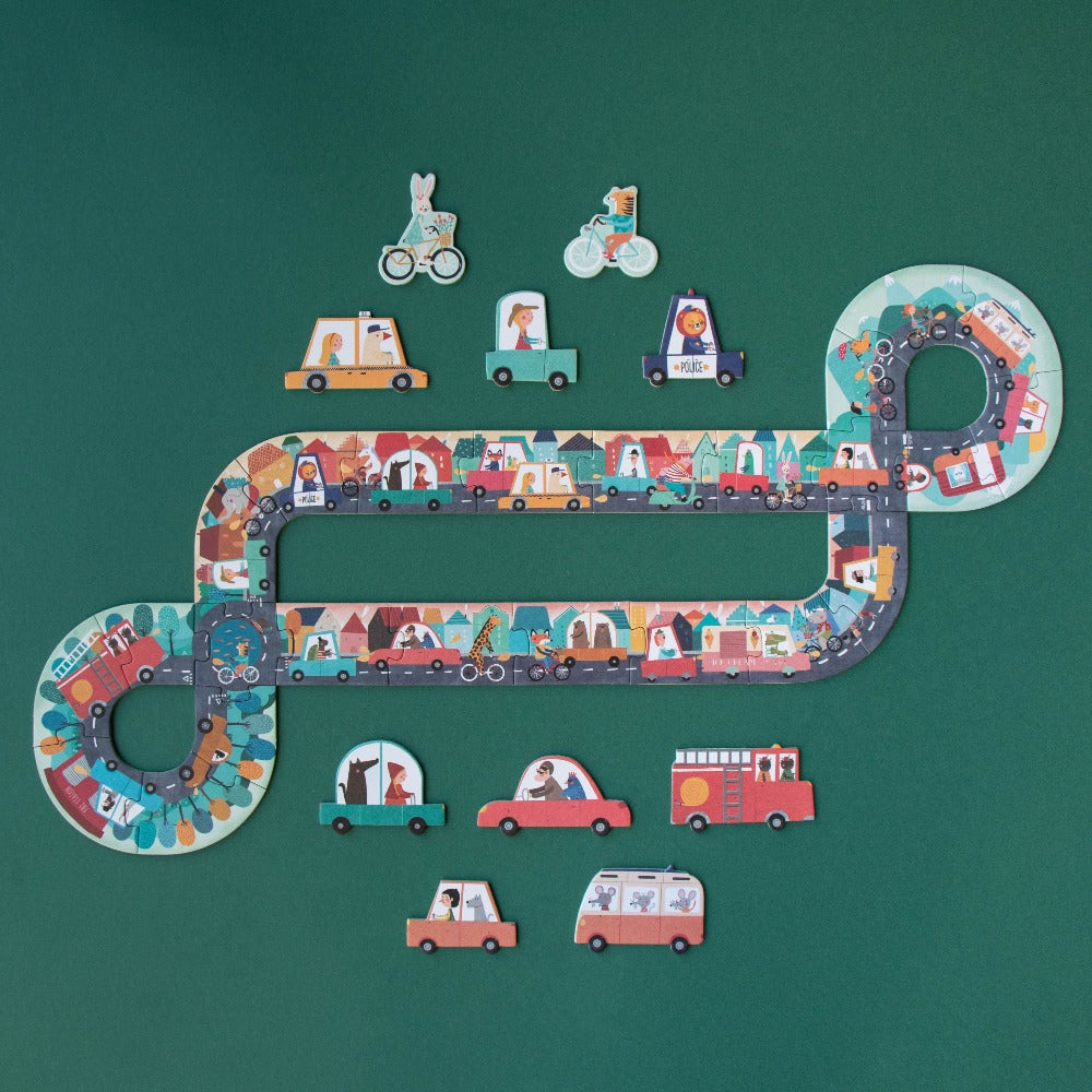 LONDJI puzzel Petit voyage 3jr+ / 24 stks PZ590U