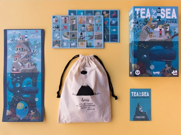 LONDJI puzzel tea by the sea 5jr+ / 100 stks kopen