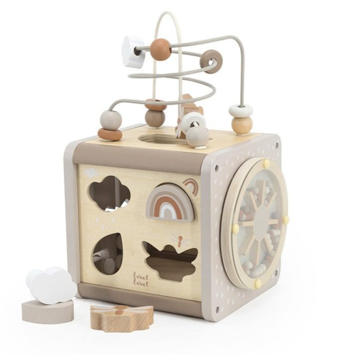 Label Label activiteitenkubus nougat 18 mnd+