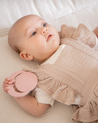 Label Label bijtring moon roze