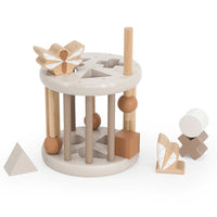 Label Label rollende vormenstoof nougat 1 jr+