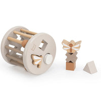 Label Label rollende vormenstoof nougat 1 jr+