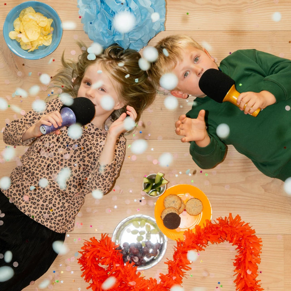 Lalarma glitter microfoon 2 in 1 paars kopen