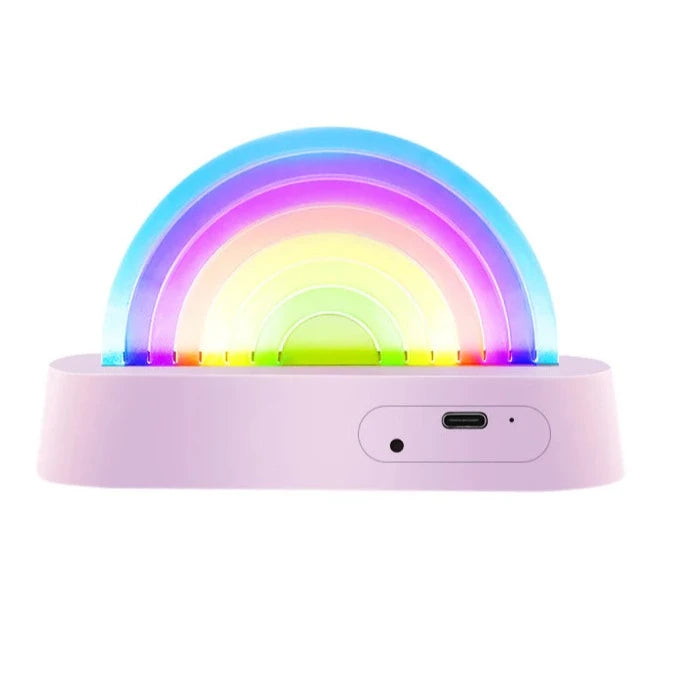 Lalarma dancing rainbow lamp lila 792649527122