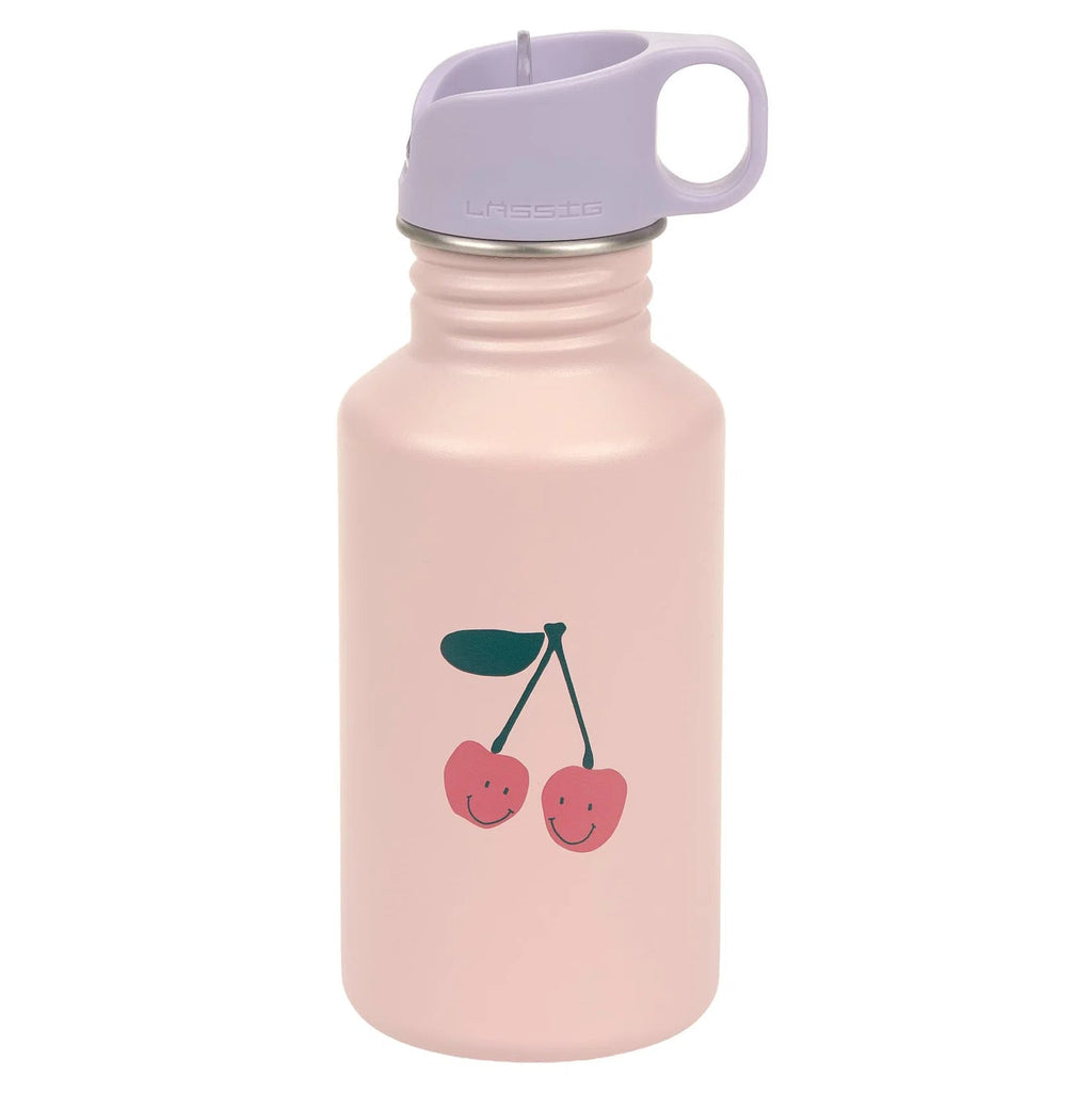 Lassig stainless steel drinkfles happy fruits cherry