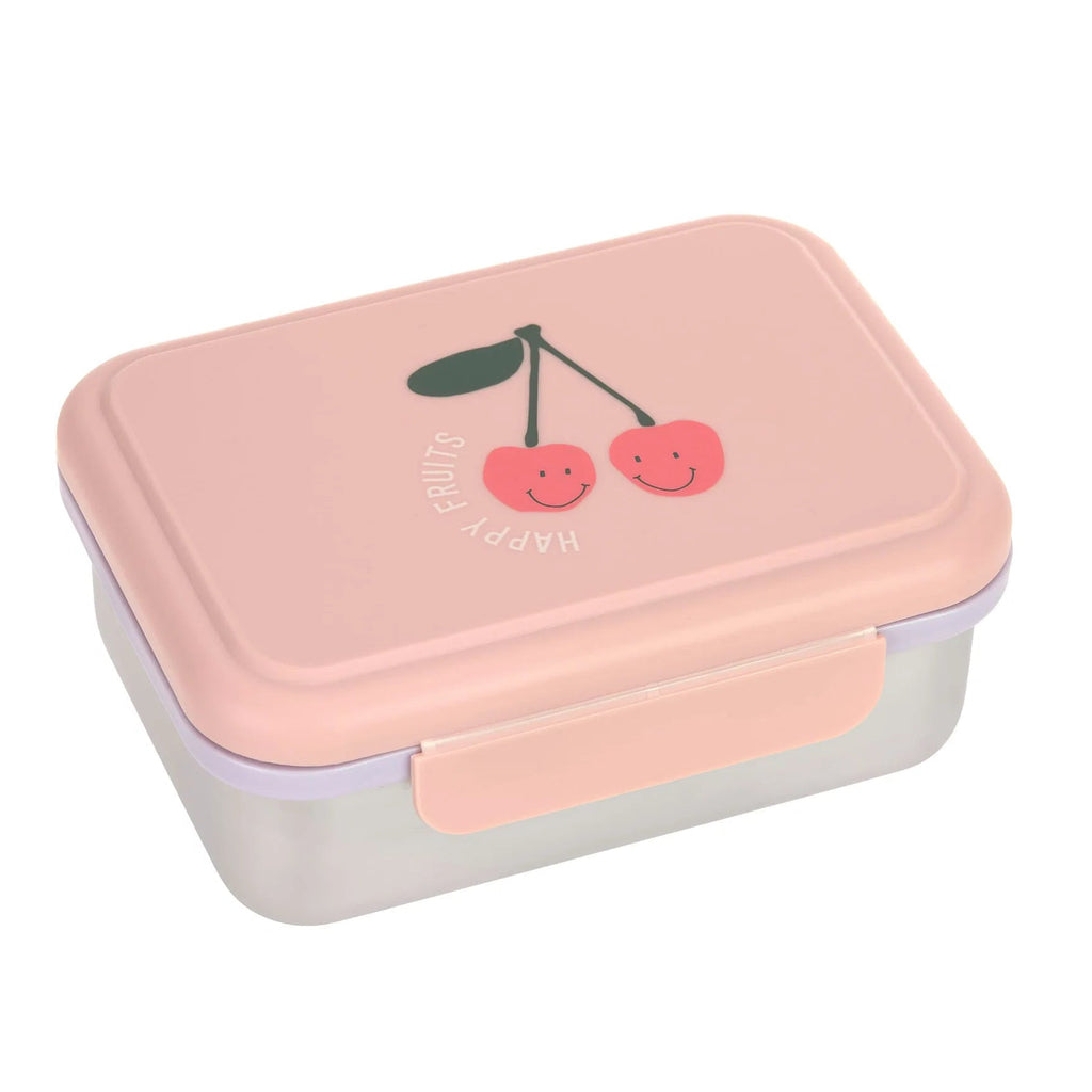 Lassig stainless steel lunchbox happy fruits cherry