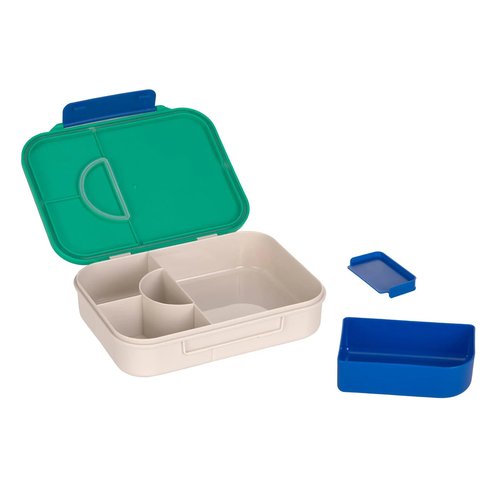 Lassig bento lunchbox happy trails frog 4066239187338