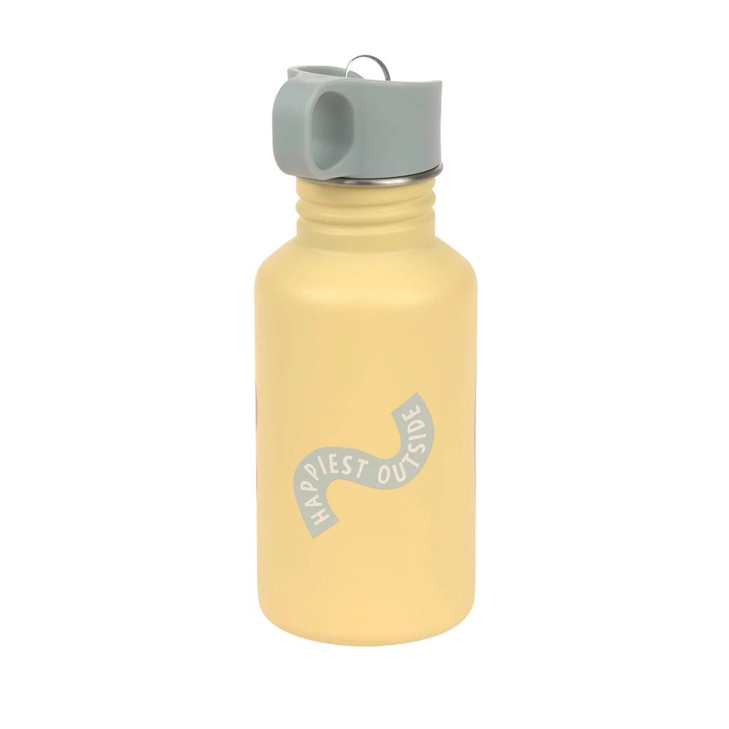 Lassig stainless steel drinkfles happy trails flower stainless steel 18/10