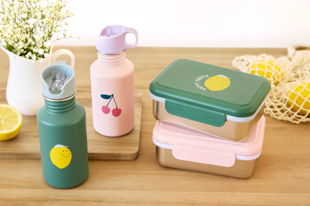 Lassig stainless steel lunchbox happy fruits lemon 12100294008