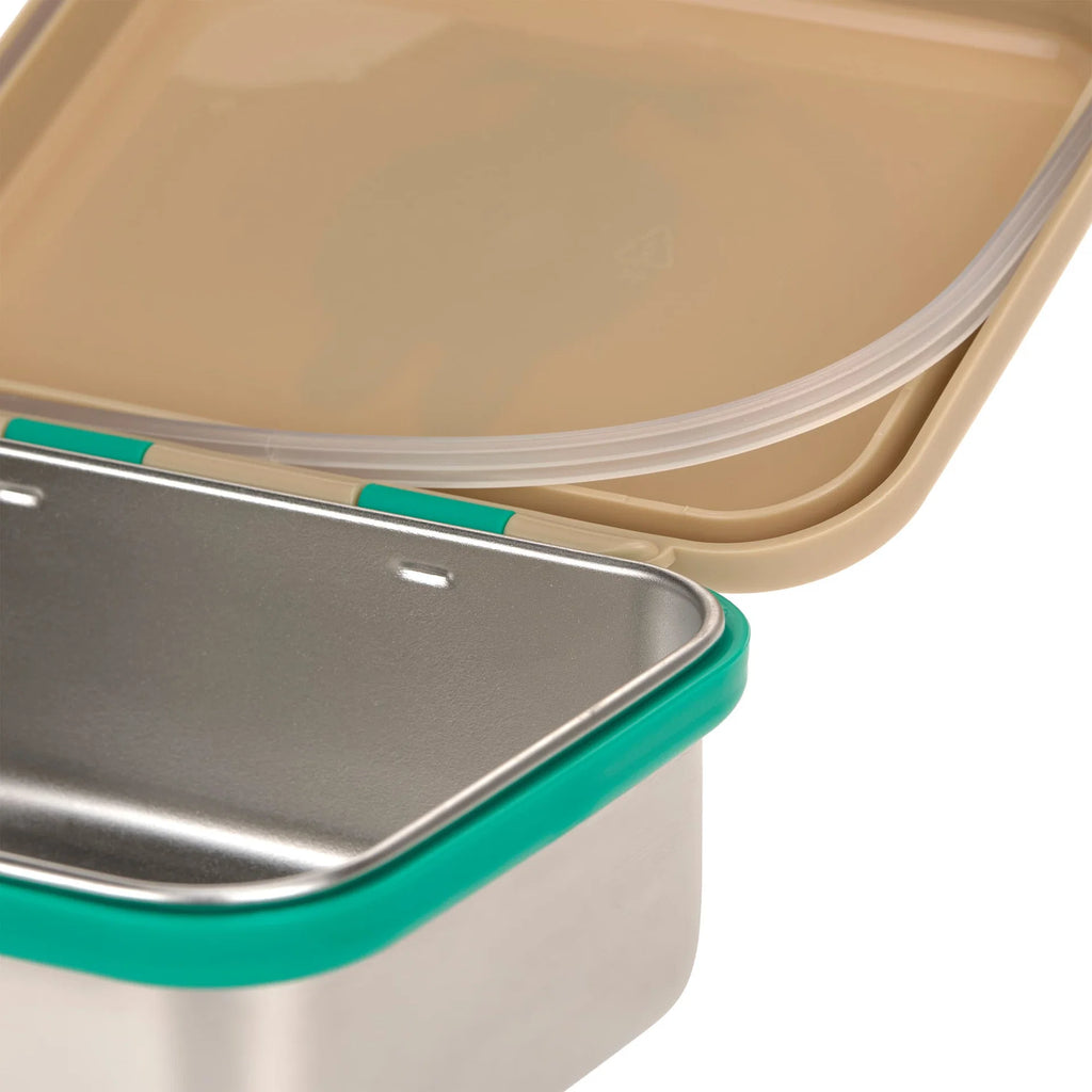 Lassig stainless steel lunchbox happy trails frog 4066239450210