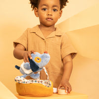 Lilliputiens Jules de hond en zijn mandje 1 jr+4