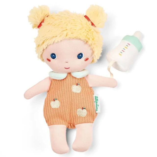 Lilliputiens stoffen pop Mela met poppenmand 1 jr+ kopen