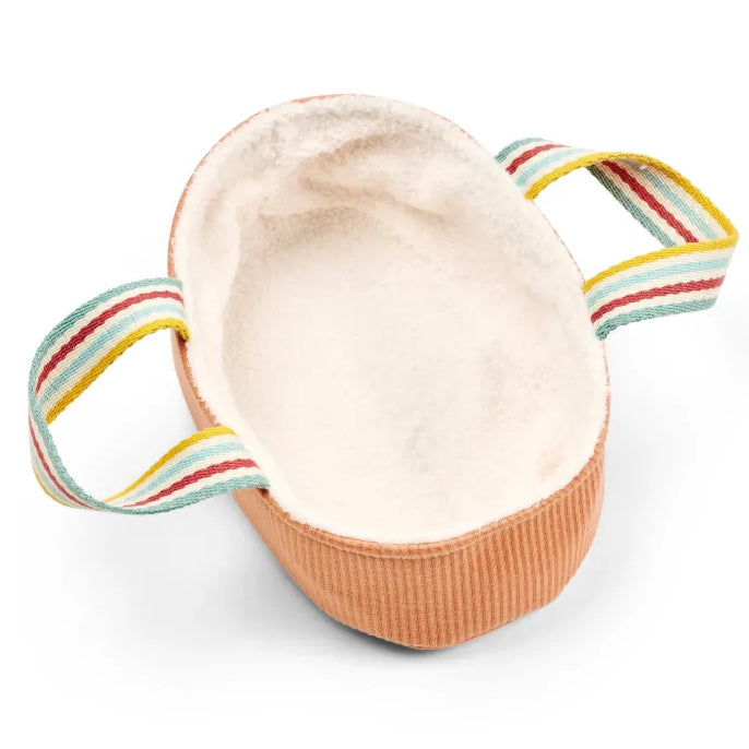 Lilliputiens stoffen pop Mela met poppenmand 1 jr+ 11983724