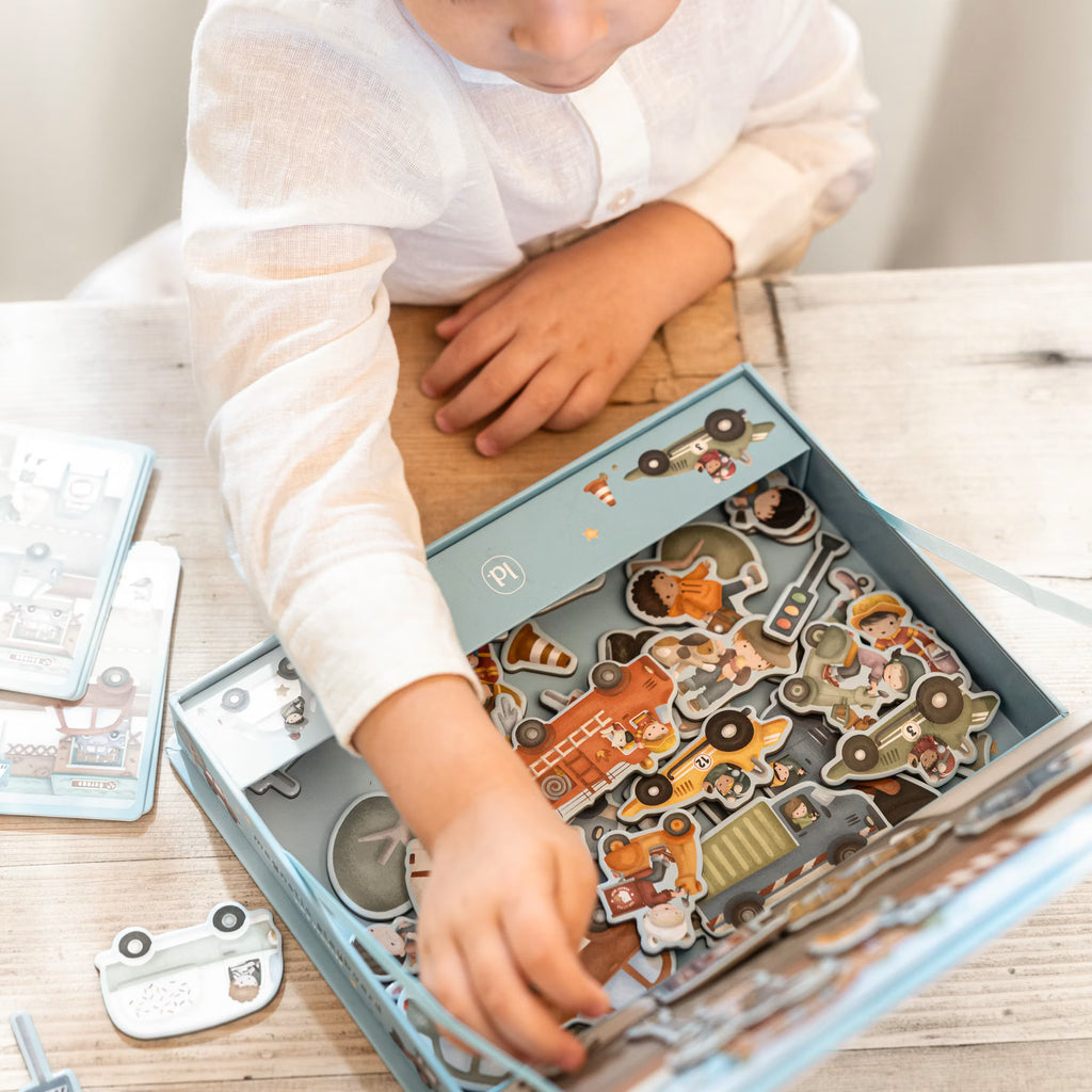 Little Dutch magnetisch speelbord Jims voertuigen 3 jr+ 8713291447868
