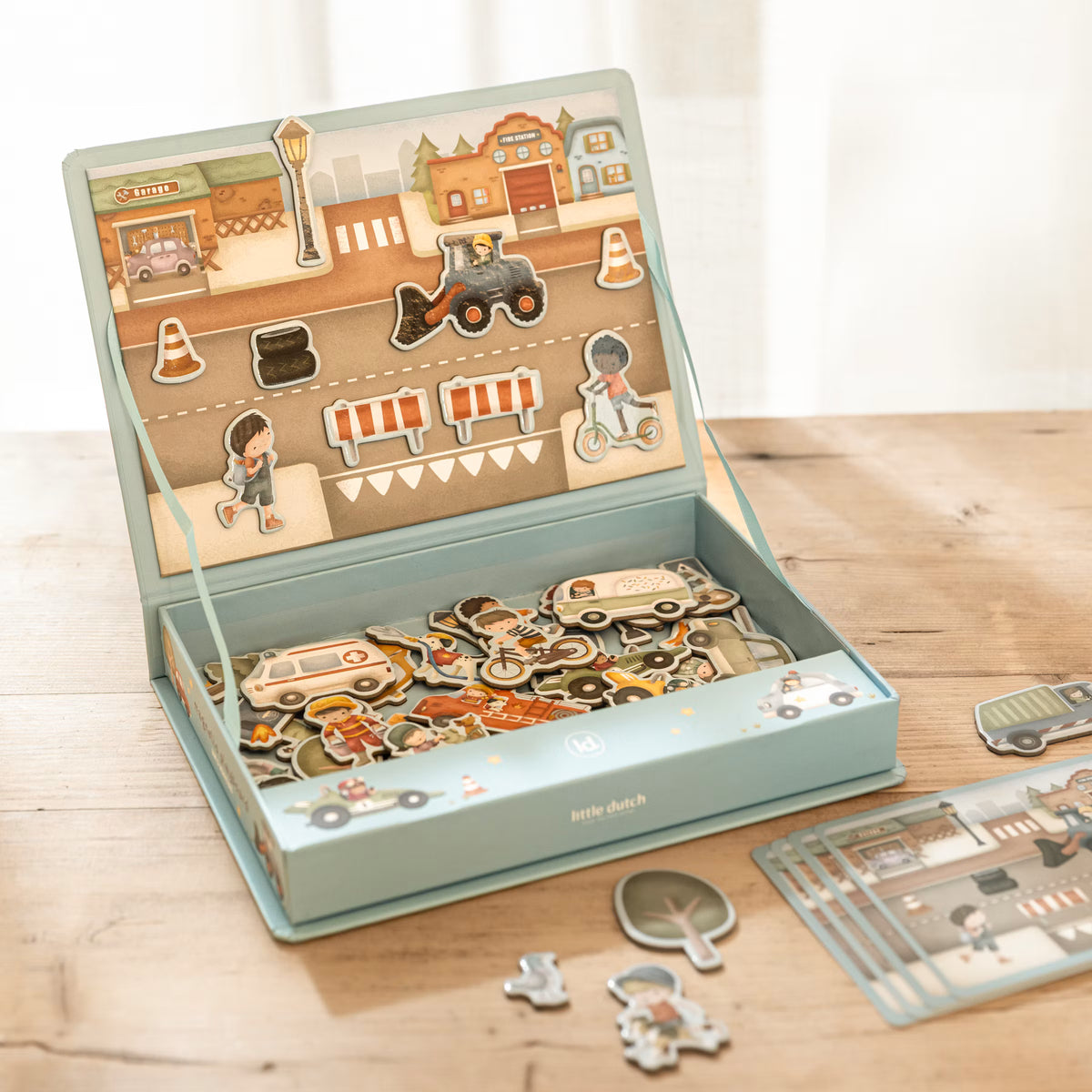 Little Dutch magnetisch speelbord Jims voertuigen 3 jr+