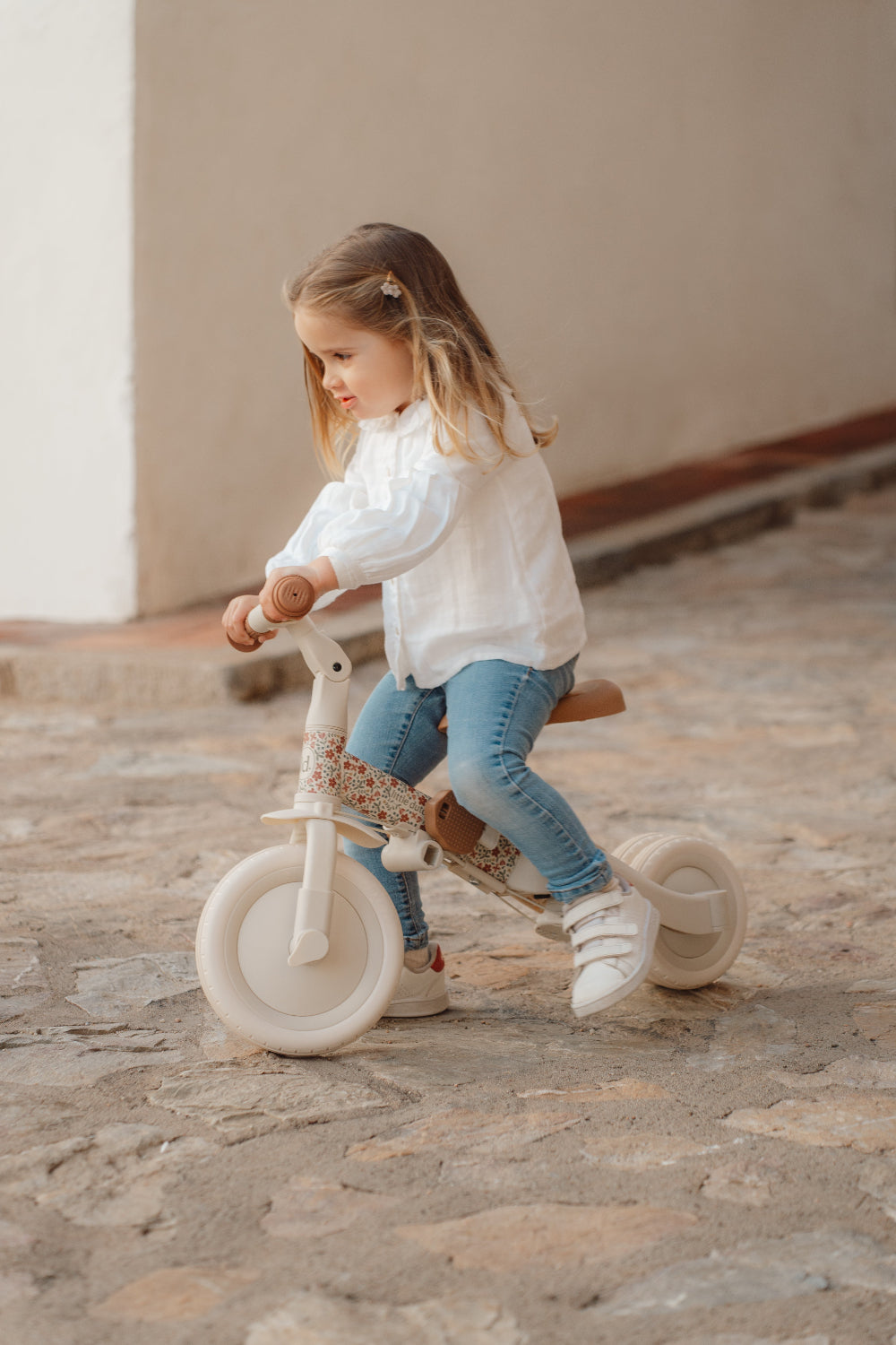 Little Dutch Driewieler 4 in 1 off white 1 jr+5