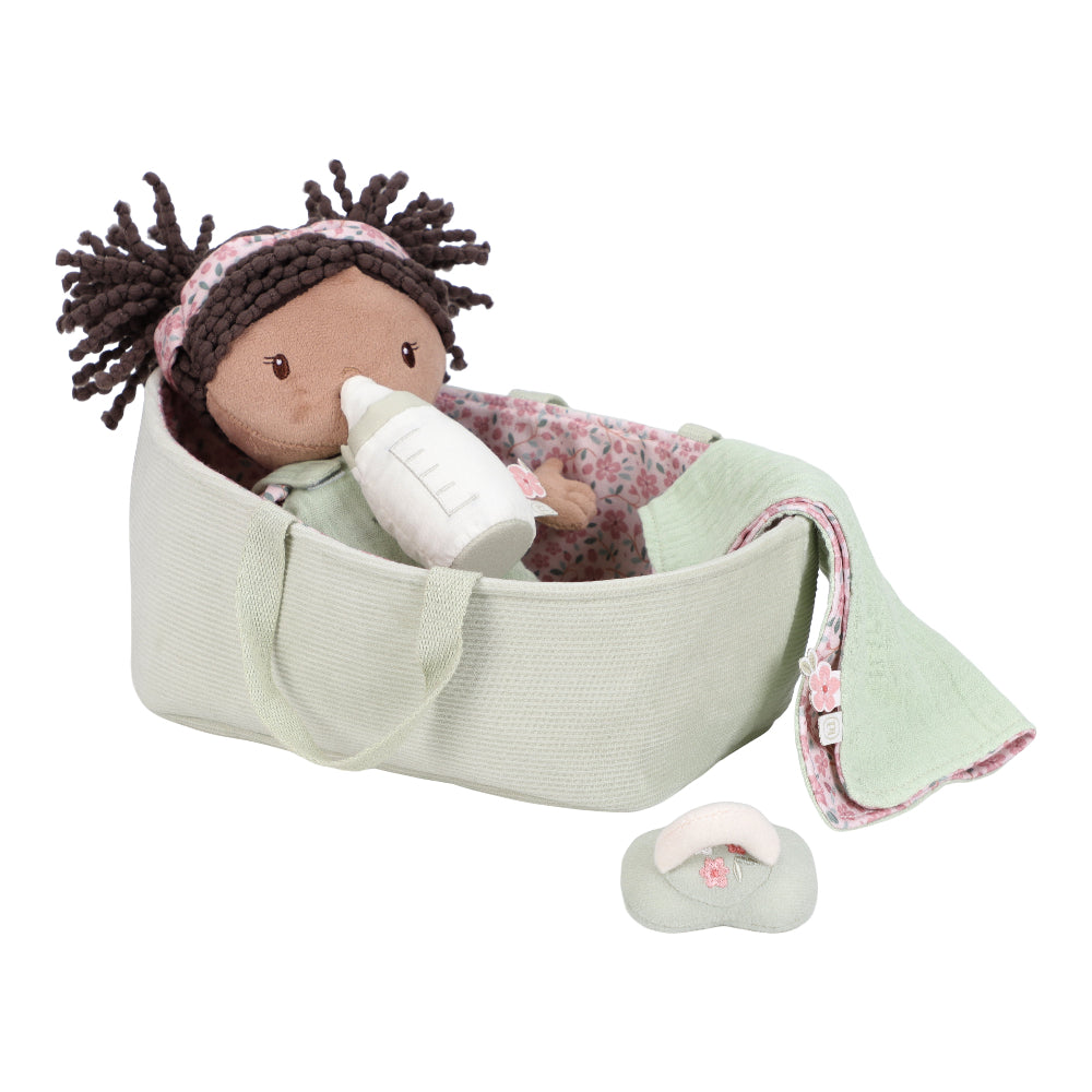 Little Dutch babypop in mandje Evi 1jr 8713291446786 c