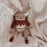 Main Sauvage knuffel bunny sienna sweater