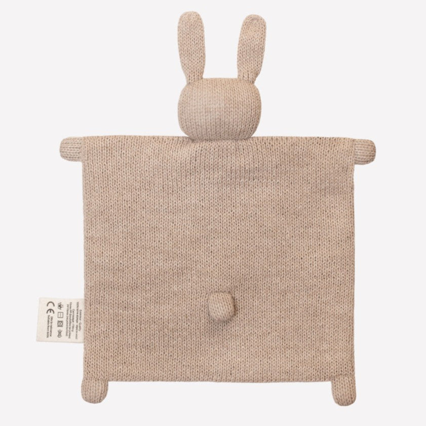 Main Sauvage knuffeldoekje bunny sand knit 3760281701597