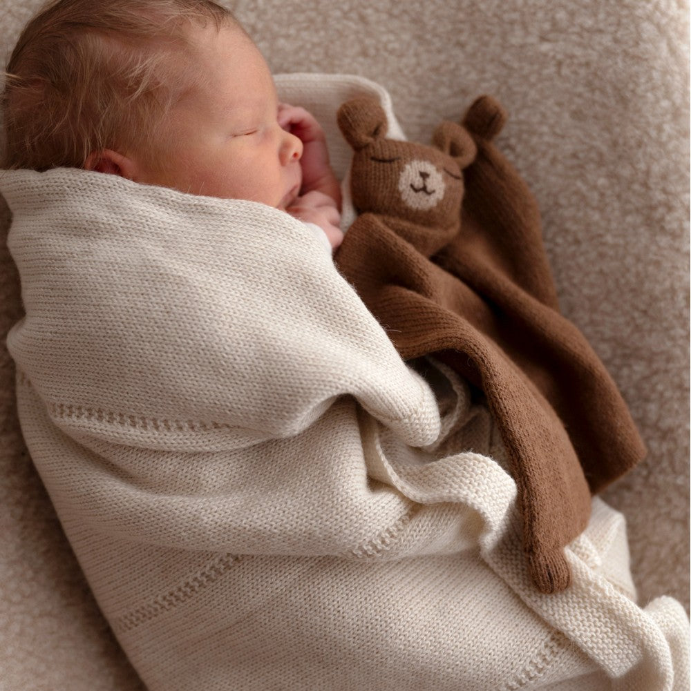Main Sauvage knuffeldoekje teddy nut knit kopen