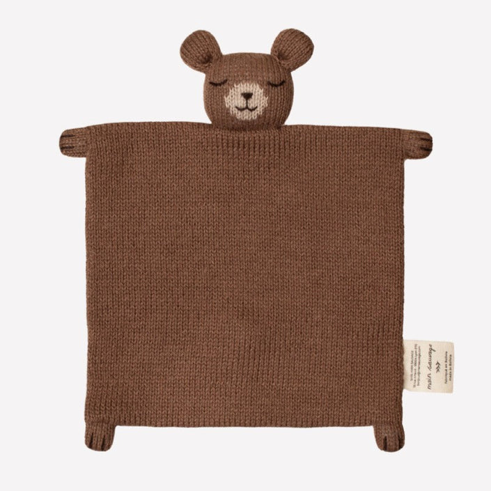 Main Sauvage knuffeldoekje teddy nut knit b