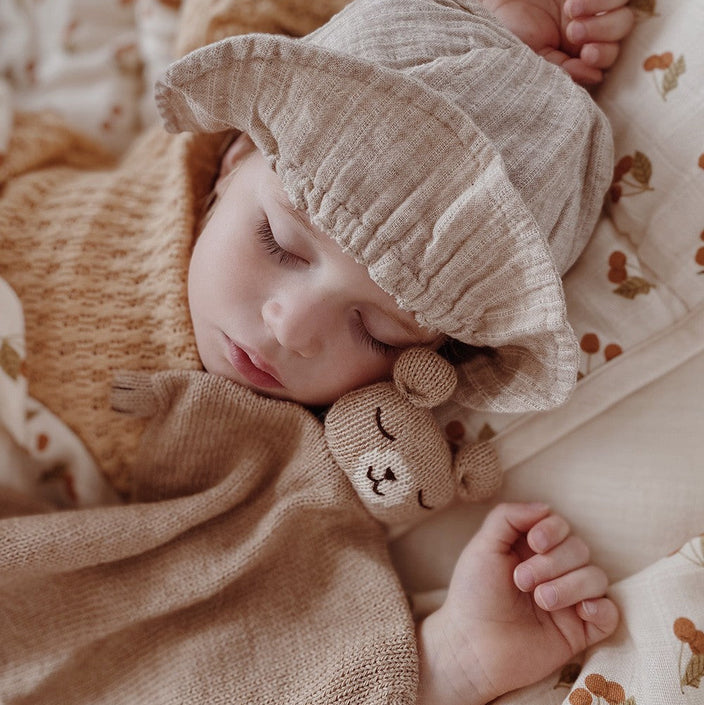 Main Sauvage knuffeldoekje teddy sand knitMSA.KC.TED.SANDc