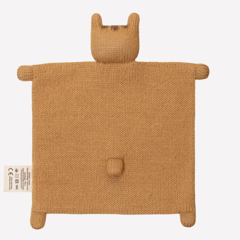Main Sauvage knuffeldoekje tiger knit 100% alpaca wol