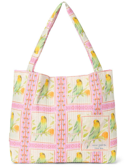 Maison Mangostan x Studio Noos mom bag Birds