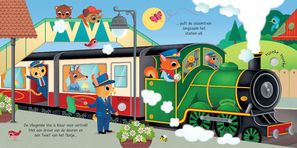 Met de trein - geluidenboek 1 jr+ UA09437