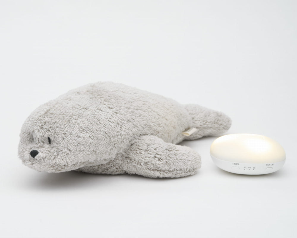 Moonie The Humming Seal Grey 2.0 Biologische katoen + gerecyclde vulling