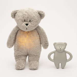 Moonie bijtspeeltje bear gray 0 mnd