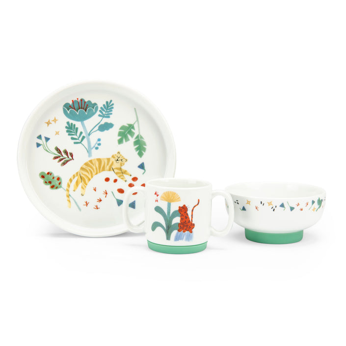 Moulin Roty porseleinen servies La foret Mawa