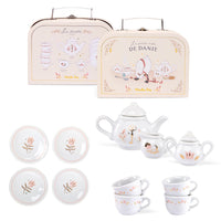 Moulin Roty porseleinen theeservies Petite école 3 jr+