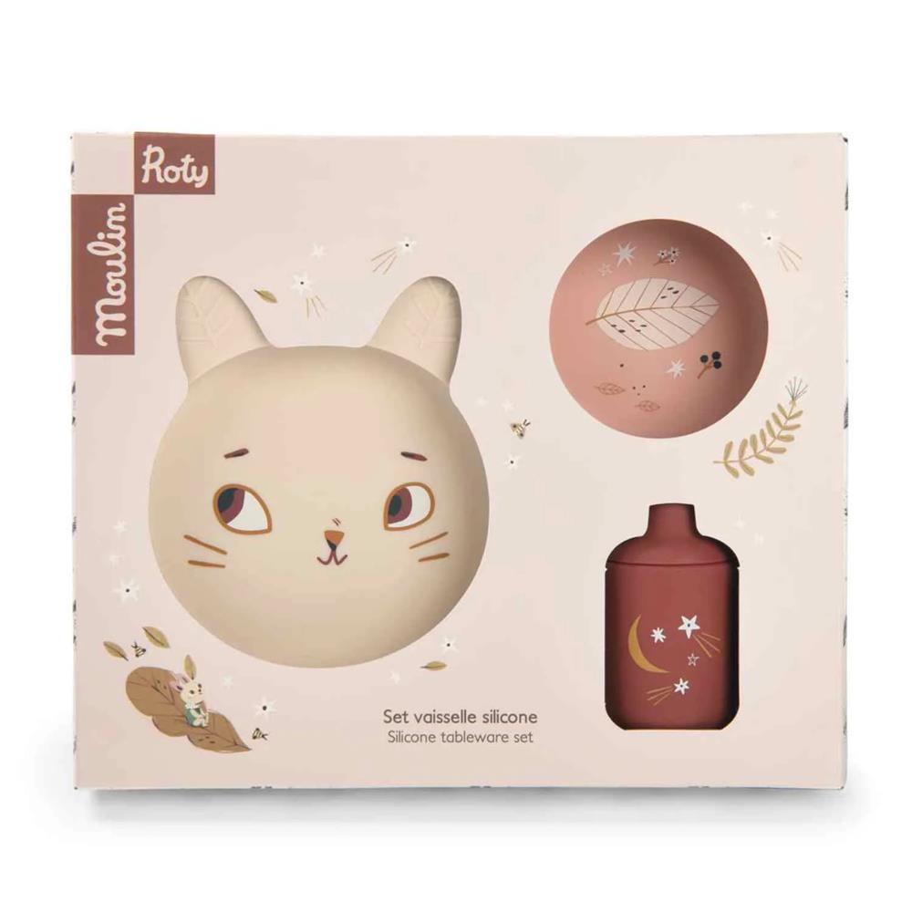 Moulin Roty silicone servies Apres la pluie kopen