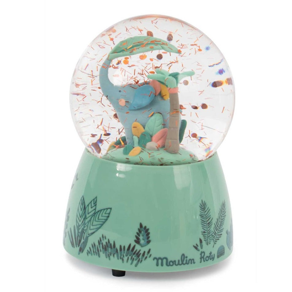 Moulin Roty sneeuwbol met muziekdoos Baobab kopen