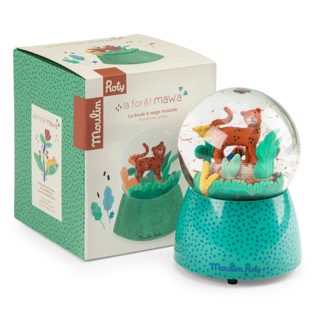 Moulin Roty sneeuwbol met muziekdoos la foret Mawa kopen