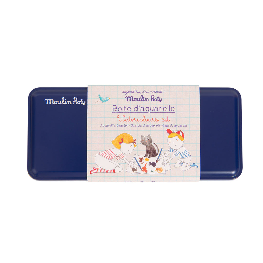 Moulin Roty waterverf paneel 24 kleuren 3 jr+ kopen